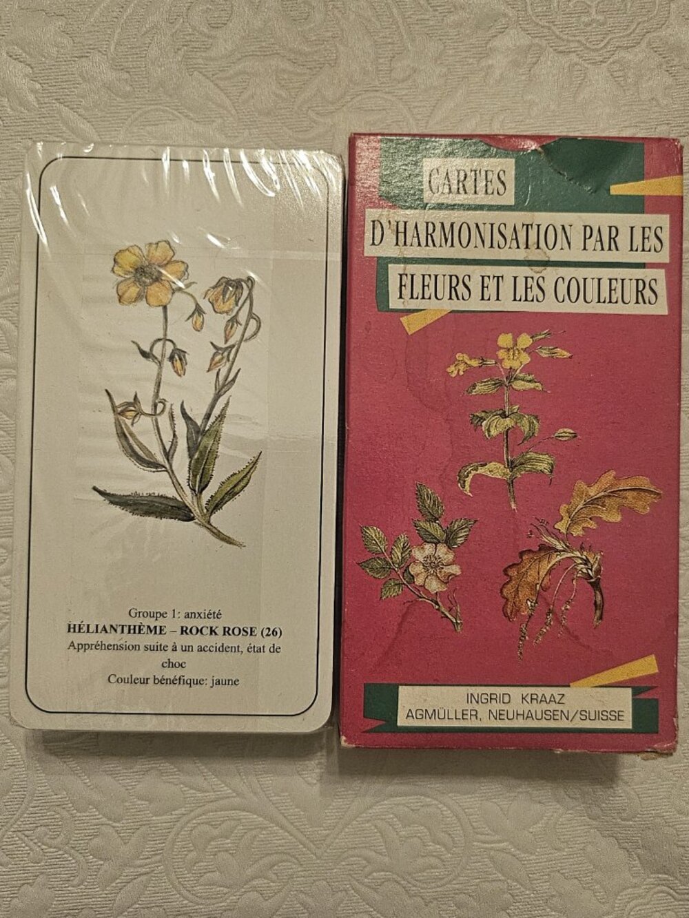 Cartes D'Harmonisation Par Les Fleurs Et Les Couleurs